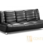Современный широкий кожаный диван