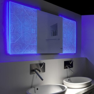 Оформление современной ванной комнаты
