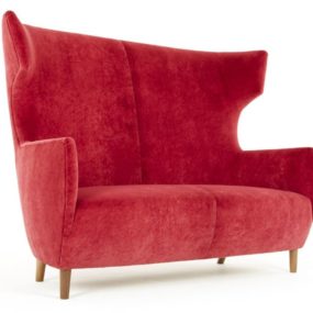 2 Seater High-back Розовый диван от Dare Studio