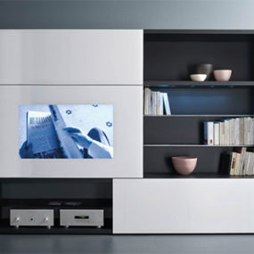 Home Entertainment Wall Unit для Technophiles - новый блок Tuttuno от Acerbis