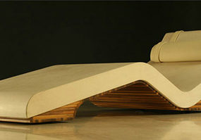 Enjoy Hot Stone Therapy with Cleopatra Chaise Lounge from Alemanno