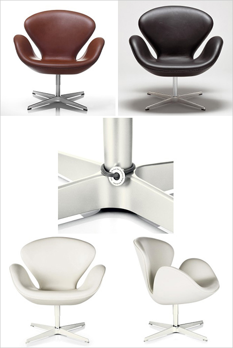 arne jacobsen лебединое кресло ограничено 1 Лебединое кресло и диван от Arne Jacobsen от Fritz Hansen