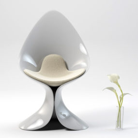 Председатель Calla Lily от ZAD Italy имеет опасные кривые