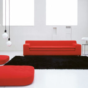 Прохладный современный диван: стеганая текстура на 3d поверхности - Cpt.  Nemo sofa by Beside