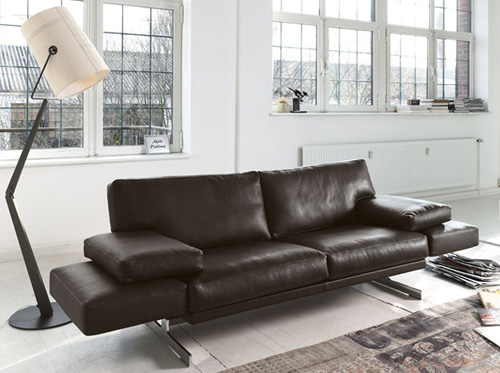 cor sofa briol 1 Кожаный диван с регулируемыми спинками и подвижными подножками Cor-Briol