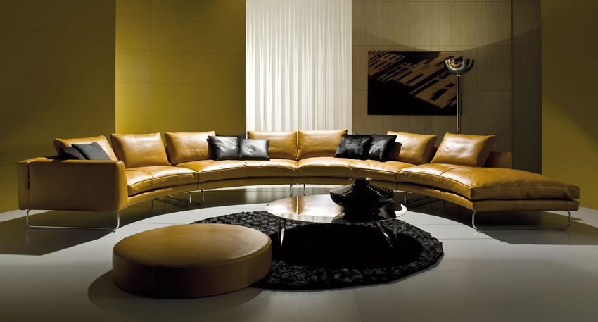 изогнутые двухсторонние современные диваны i4 mariani 1 Perfect Sofas для общения с изогнутыми и двусторонними современными диванами от i4 Mariani