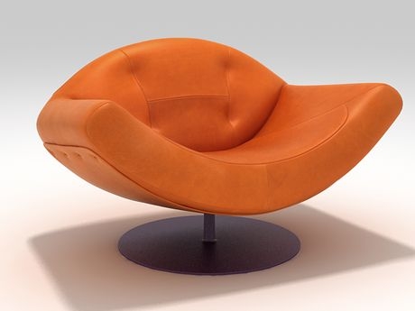 etelinteriores кресло gaivota 1 Современное кожаное кресло от Etel Interiors