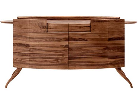 francoceccotti credenza tadao 1 Твердая деревянная мебель от Francoceccotti Iconic Итальянский credenza и диван