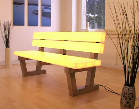Фрельштедт свет скамейка свет скамейка Фрельштедт современной RGB технологии освещения LED