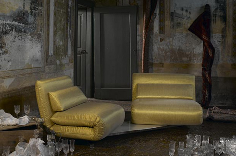 futura italy sofa le vele бежевый Двойной поворотный диван для отдыха от Futura Ле Веле диван: дизайн в движении