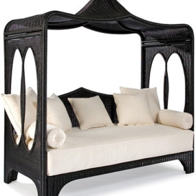 Wicker Daybed от Laneventure - навесной Zinnia из линии WeatherMaster