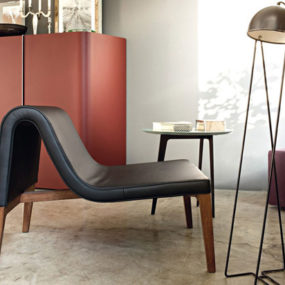 Кожаные глубокие стулья от Lema Mobili - Jean Chair