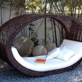 Открытый Daybed by Lifeshop Collection - соткать кушетки, вдохновленные азиатами