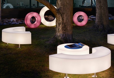 modoluce загораться мебель atollo открытой 2 Illuminated Мебели загораться патио мебели по Modoluce