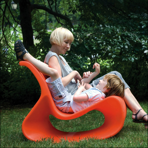 оранжевый салон стул mod lounger offi 2 Orange Lounge Chair by Offi Mod Lounger