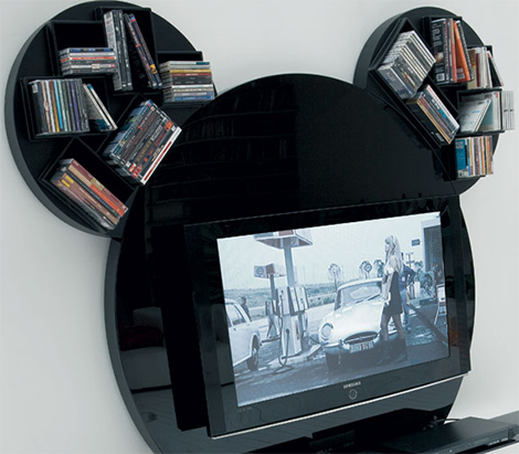 paciniecappellini tv stand mickey mouse 2 Современная подставка для телевизора Pacini Cappellini Mickey Mouse