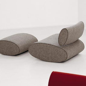 Ультра современный диван и кресло от Paola Lenti