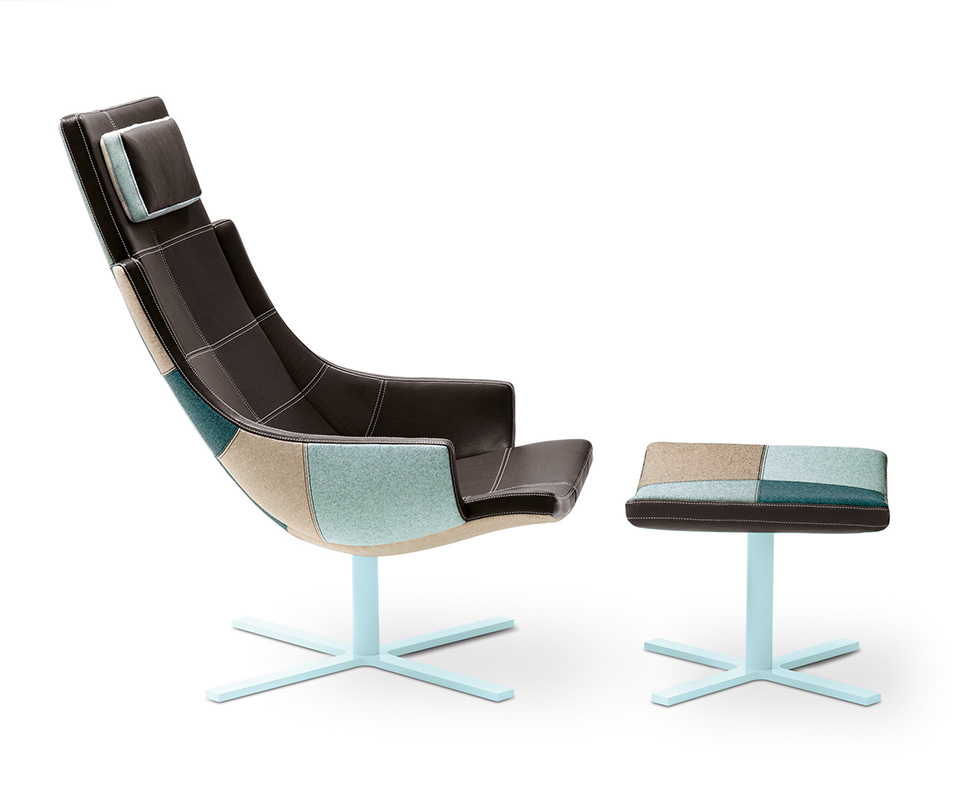 лоскутное кресло и пуфик от intertime 1 Patchwork Lounge Chair от Intertime