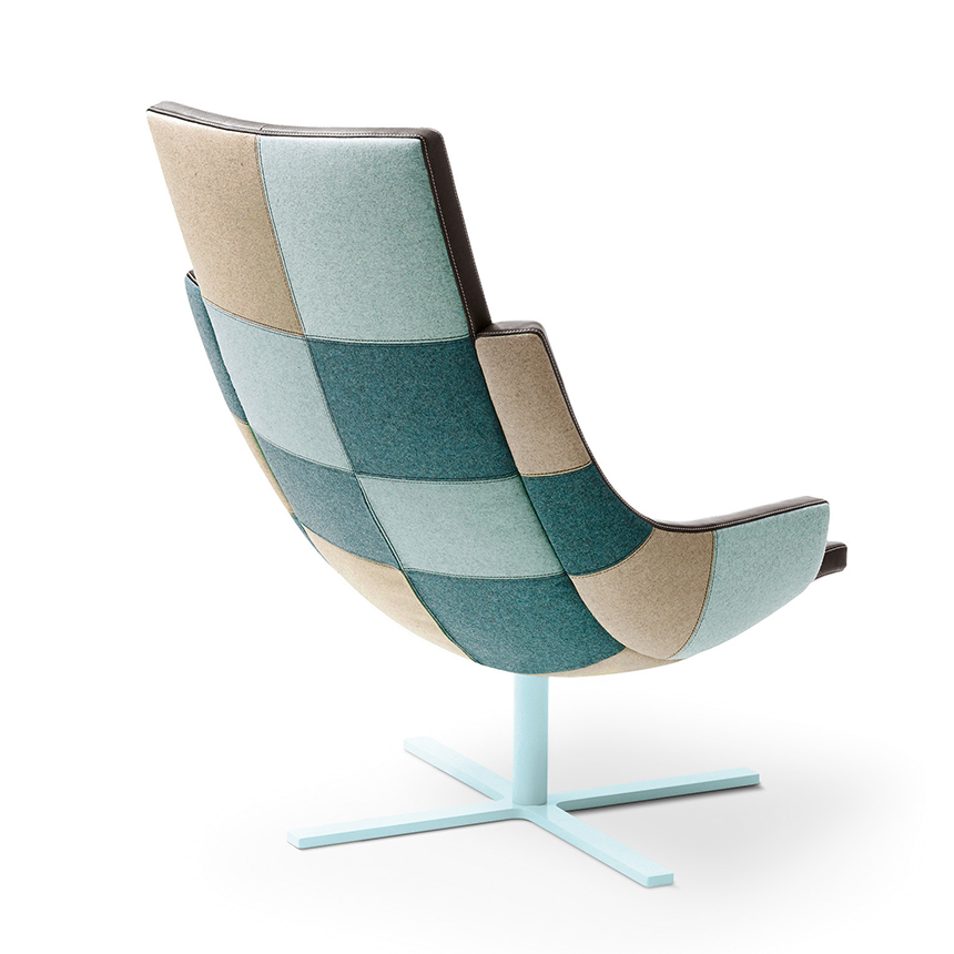 лоскутное кресло и оттоманка от intertime 2 Patchwork Lounge Chair от Intertime