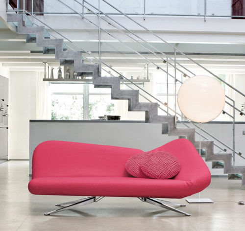 розовый диван-кровать Bonaldo новый 2011 1 Розовый диван-кровать на Bonaldo, 2011