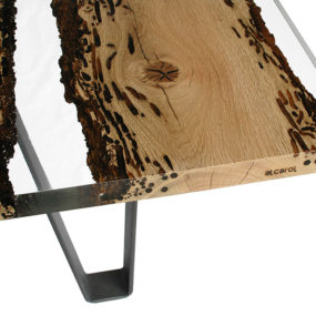 Poetic Dining Table Made of Briccola Wood