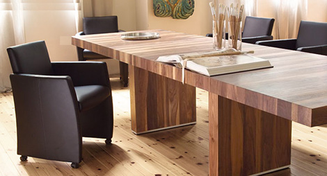 rodamdiningtable1 Pure Wood Обеденный стол по Rodam расширяемый дизайн в великолепной натуральной древесины