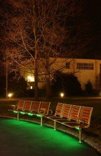 Рунге городского света скамейка свет Bench от Рунга городского сидения с LED