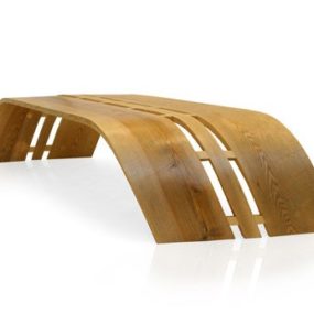 Timber Bench Twist от Кристофера Петта в Pli Design
