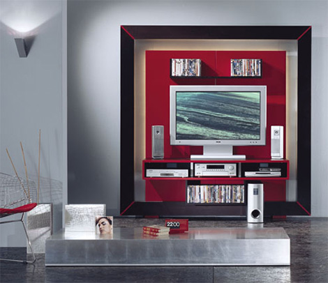 vismaramodern Современный развлекательный центр в кадре от Vismara Design роскошный высококачественный телевизор