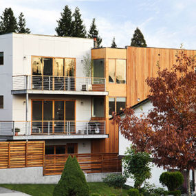Экзотический Вуд дом в Сиэтле Pb Elemental Architecture