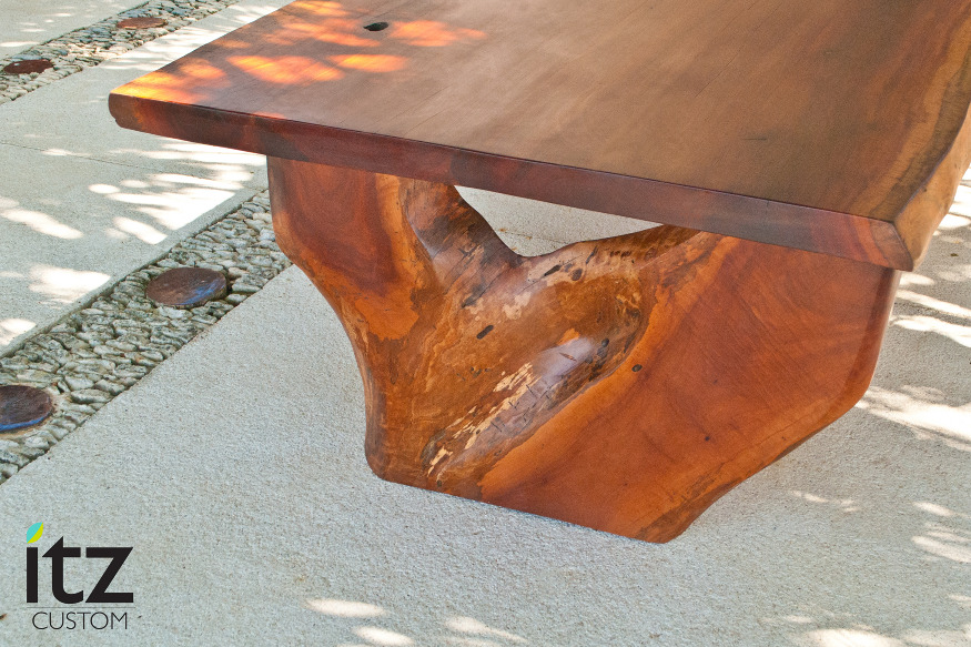 Zapote столик Itz mayanwoodfurniture сделаны из спасенных дерева 2 Великолепная Списанные Вуд Обеденный стол